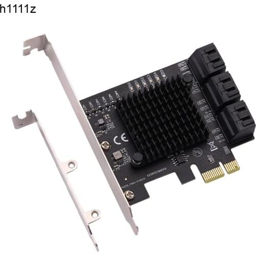 NEW Chia Mining Add on Cards SATA PCI-E Adapter PCI Express X1 Expansion Card PCI E PCIE SATA Multiplier PCIE to SATA Controller