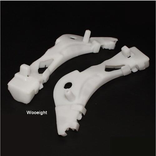 Wooeight 2X Plastic White Front Left Right Bumper Bracket Holder Mount GJ6A-50-E12C GJ6A-50-E11C fit for Mazda 6 2003-2007 2008