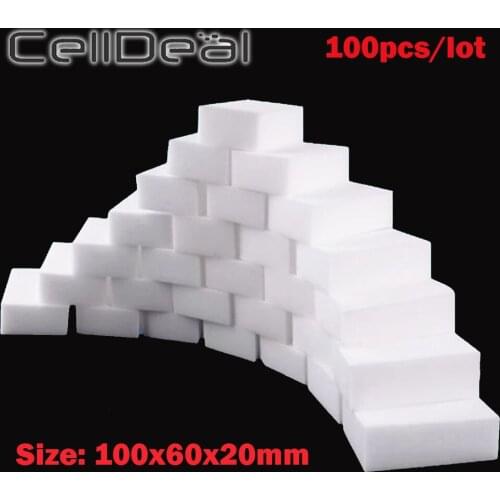 20 pcs Melamine sponge cleaning wipe 100*60*20 mm