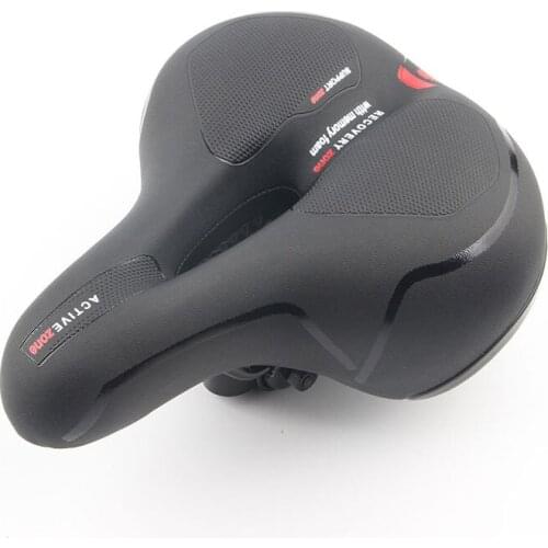 Bicycle Saddle Anti Slip & Sun Road Bike Saddle Accessories Shock Absorber Widen Big Butt Cycling Bike Seat