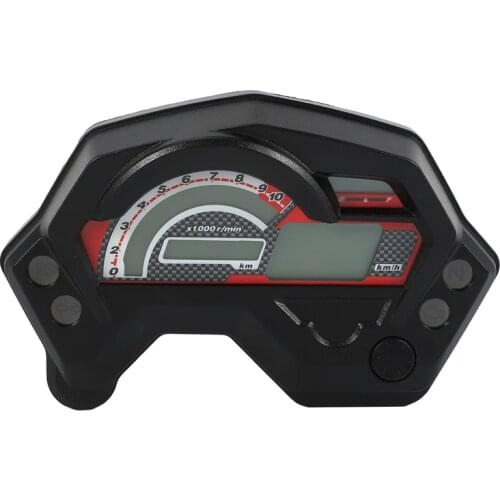 Motorcycle Tachometer Speedometer Abs Lcd Panel With Light Case for Yamaha Fz16