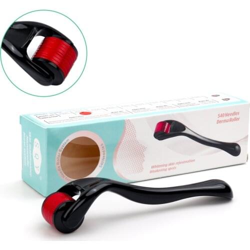 DRS 540 Derma Roller Titanium Micro Needles 0.25mm Facial Skin Care Anti Wrinkle Tools Hair-loss Treatment Microneedling Rollers