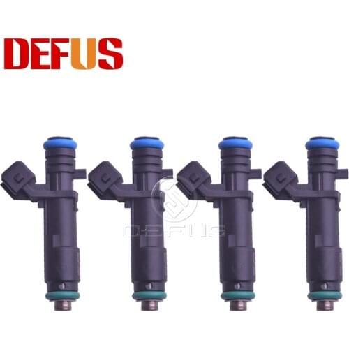 DEFUS 4X Fuel Injector Nozzle OE 25194429 For Chev-rolet Spark Aveo 1.0L 1.2L 2011-2016 25186566 96800843 High Quality Bico