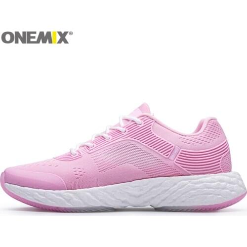Onemix Summer Women Running Shoes Women Mesh Cushion Breathable Designer Jogging Sports Shoes Outdoor Sports Walking Trainer
