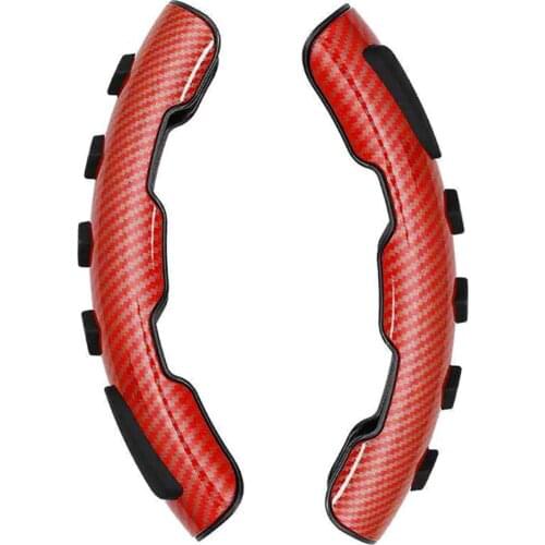 2Pcs Vehicle Universal Non Slip Handle Knob Steering Wheel Cover With Spinner Protective Booster Steering Gear Assist