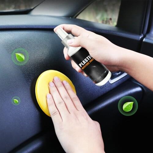 30/50/100ml Car Refurbishing Agent Interior Renovation Wax Agent Auto Car Coating Spray Wax Cleaning Agent