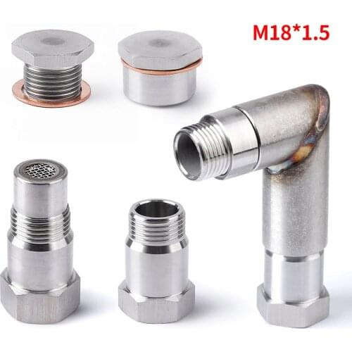 Cnspeed High Quality Oxygen o2 Sensor m18x1.5 304 Stainless Steel Oxygen o2 Sensor Adapter Plug