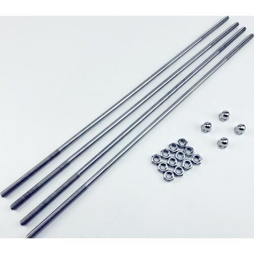 Free Shipping Stainless Steel 304 Screws Length 445mm And Nuts Combination For 4" Distillation Column