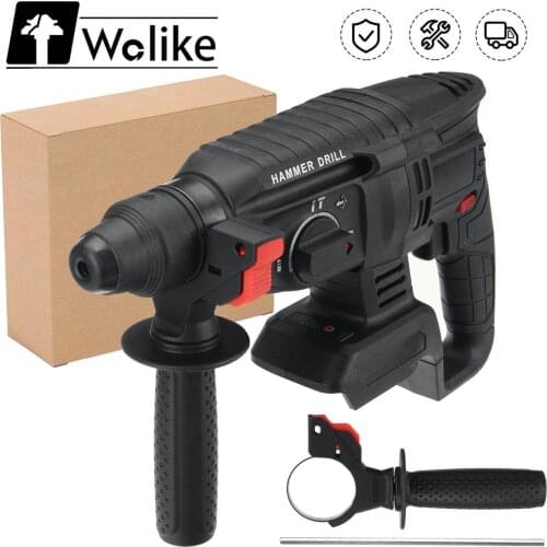 18V Brushless Electric Hammer Drill Cordless Impact Drill Rotary Hammer Drill 4 Function 26mm Power Tools for 18V Makita Battery