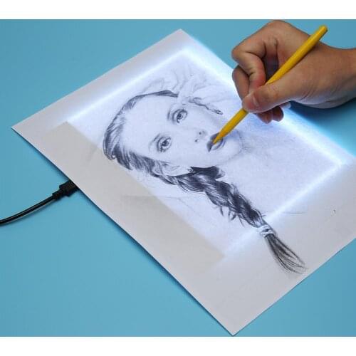 Digital A5 Copy Board Graphic Tablet Drawing Sign Display Panel Luminous Stencil Graphic Artist Thin for Art Drawing