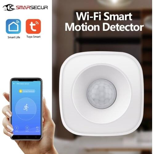 Tuya Motion PIR Sensor Detector WIFI Movement Sensor Smart Life APP Wireless Home Security System