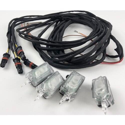 For Audi A6L C7 2012 2018 C8 2019 Q5 2019 Door handles ambient led light A4 A5 2017 2019 car Decorate light atmosphere light