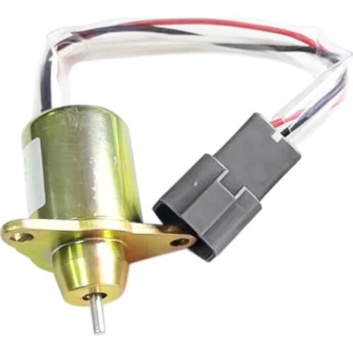 For Yanmar engine 4TNV94 98 Excavator accessories 12V24V flameout solenoid valve switch