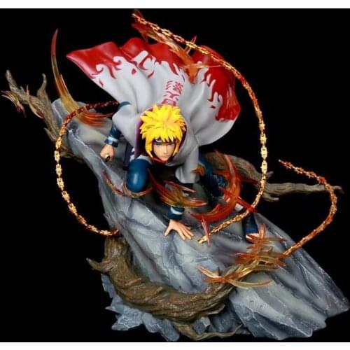 24cm Japanese Anime Figures GK Game Statue Figma Anime PVC Action Figure Toy Desktop Collection Battle Statue Toys Model Doll