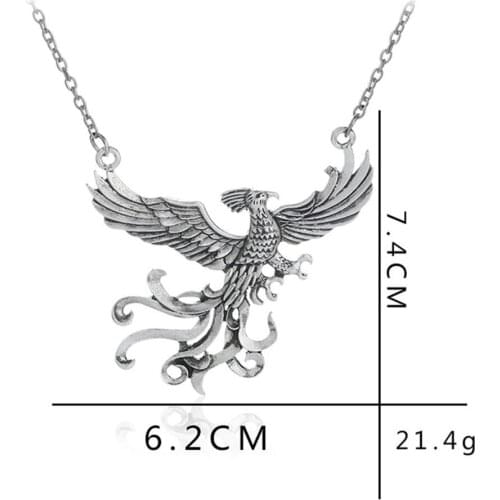 Harrie Jewelry Styles Necklace Men Movie Phoenix Charm Pendent For Women