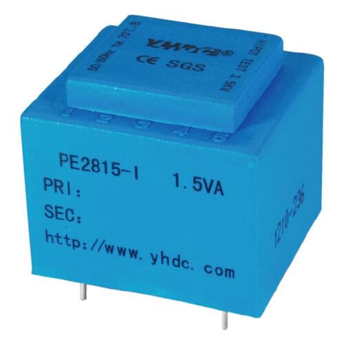 PE2815-I Power 1.5VA 230V/18V Expory resign encapsulated safety isolating transformer