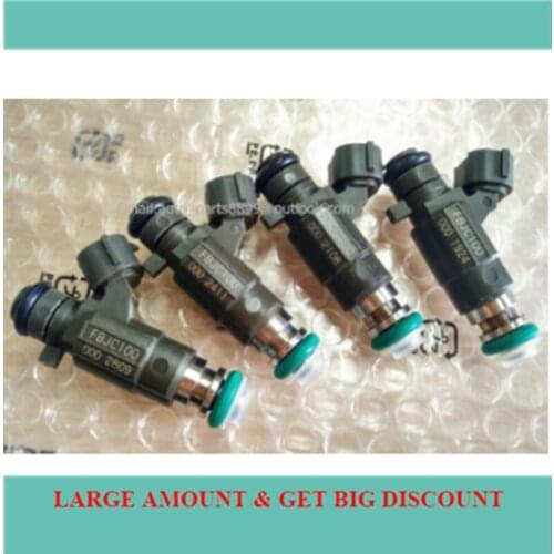 16600-5L300 166005L300 4pcs SET Fuel Injector for Subar u Impreza Forester 2.5L 2.2L 1999 high quality nozzle FBJC100