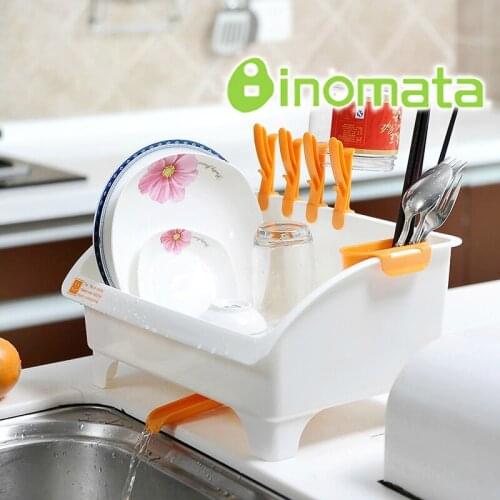 Inomata kitchen drain rack dishes rack shelf tableware storage rack dish rack