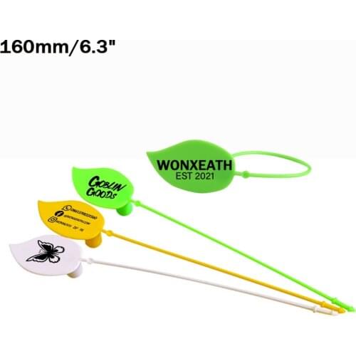 100Pcs Disposable Custom Garment Tag Plastic Plant Labels Marker Personalized Gift Price Tag for Clothes Shoes Garden 160mm/6.3"