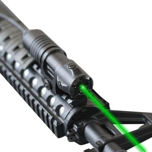 Hunting IPX8 Waterproof 520nm Green Laser Sight for Rifle Long Distance Guns Tactical Weqpons for AR15 M4 with Pressure Switch