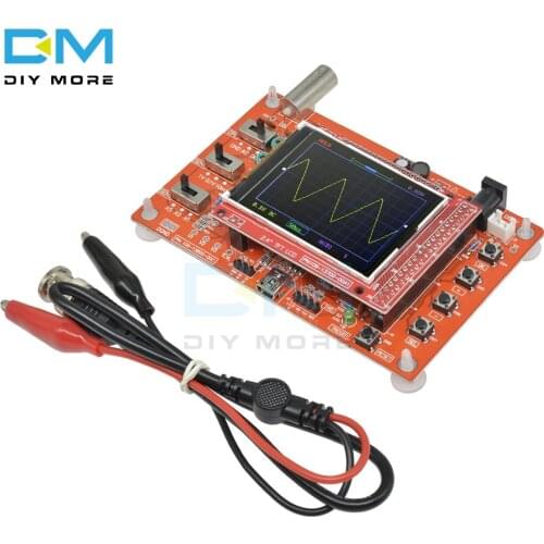 Fully Welded Assembled 2.4" TFT Digital Oscilloscope (1Msps) + Probe B1 STM32F103C8 Chip 12Bit 1Msps DC/AC/GND 0-200KHz