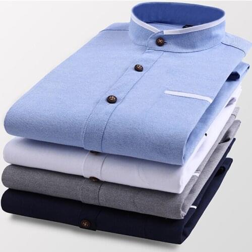 Spring shirt mens long sleeve slim fit business casual dress summer short sleeve inch shirt mens white shirt Mens Slim Shirts