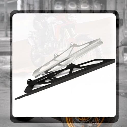 For Honda CRF1000L Africa Twin DCT ABS 2017-2019 Motorcycle Rear Back Drive Chain Guard Mud Cover Panel Shield Cowl Protector