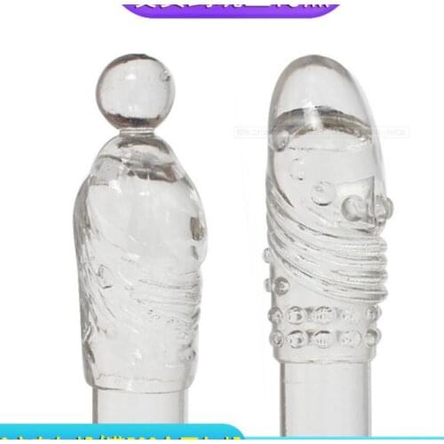 2pcs combination penis lengthening delays Reusable Penis Sleeve , Cock Ring Sex Toy For Man, Adult Sex Products S0572