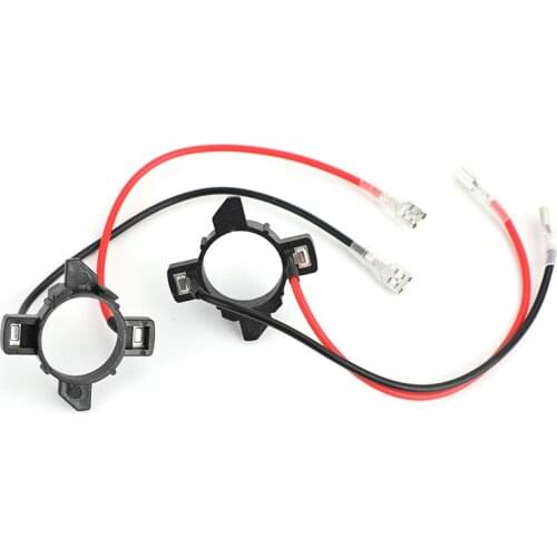 2pcs LED H7 Bulb Holder Adapter LED Headlight Headlamp H1 Base Adapter for Volkswagen Caddy