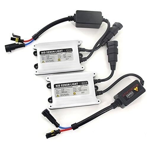 2 pcs Slim HID 55W Xenon Replacement Electronic Digital Conversion Ballast Kit Ignition Unit Block for Automobiles Car 12V