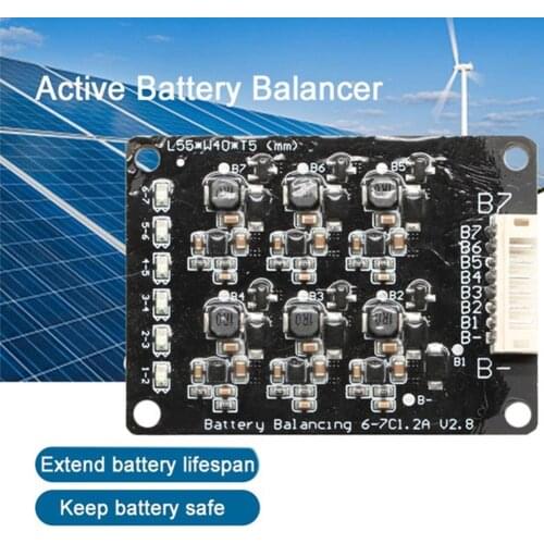 3S-13 Li-Ion Lipo Lifepo4 LFP Battery Active Equalizer Board Balancer Transfer BMS 1.2A Balance Energy Y9K1