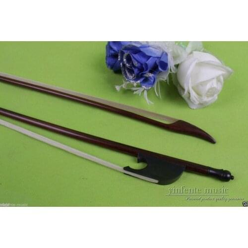 4/4 Violin Bow Baroque Style ebony Frog Straight Fine Pull Natural horsetail Violin parts & accessories#163