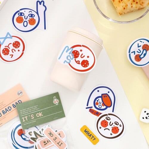 8packs/LOT haolang emotional store series stationery sticker Creative decoration DIY art paper sticker