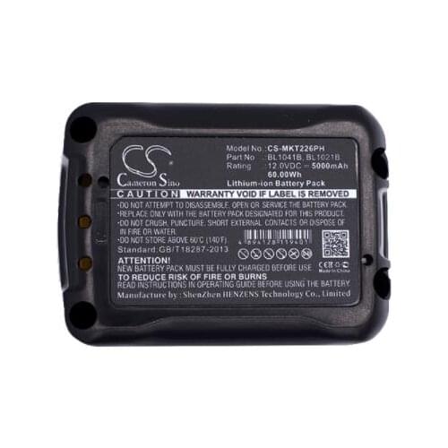 Cameron Sino 5000mAh battery for MAKITA 12V Max CXT Tool 12-Volt MAX CXT CG100 CG100D CG100DSYEX CG100DWAEA CG100DZA CL106FD