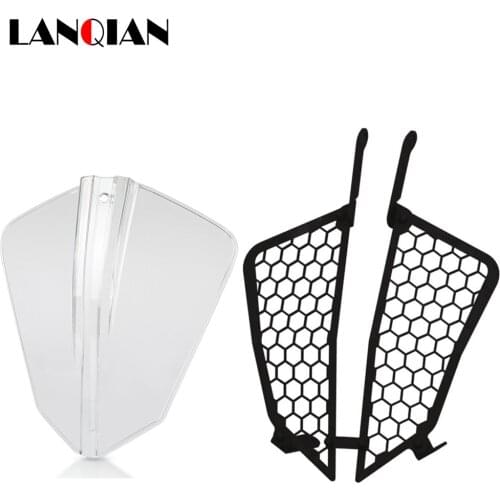 Acrylic Motorcycle Accessories Headlight Cover Protector Grill Guard For 790 890 390 ADVENTURE 790 890 390ADV R S 2019 2020 2021