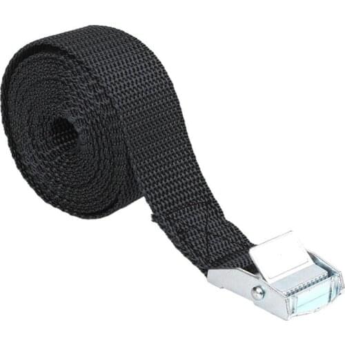 2M Car Tension Rope Luggage Fixed Strap Cargo Roof Rack Lashing Straps Ratchet Tie Belt With Buckle Stowing Tidying Ratchet Belt