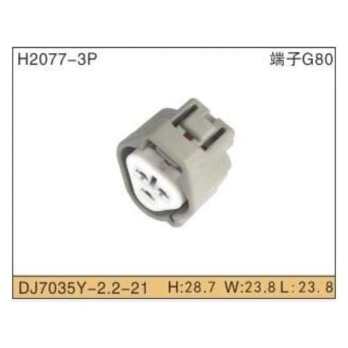 Free shipping 5sets 3pin auto connector For Toyota Camry Corolla Honda Accord Fit Civic Ignition Coil Plug 90980-11016