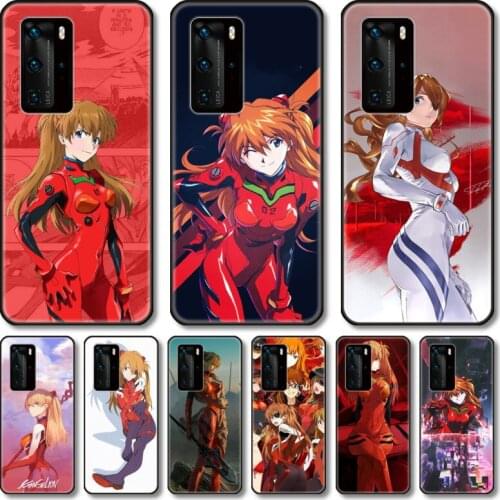 EVA girl Phone Case For Huawei Honor 20 10 9 8 N Pro Lite A C RU black cell shell