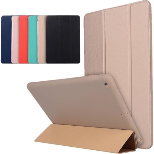 Case for iPad 10.2 2019 7th Generation Funda Slim Flip Folding Stand Silicone Soft Smart Cover for iPad 10 2 2019 7th Gen Case