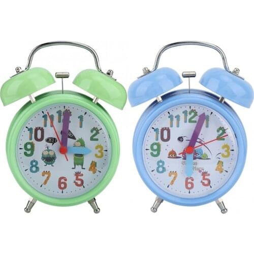 Digital Alarm Clock,Child Alarm Clock Ringing Bell Night Luminous Alarm Clock Electronic Clock Alarm Clock Radio Alarm Clock
