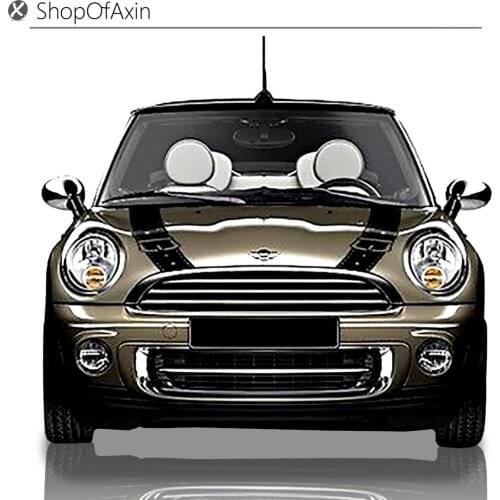 Belt Style Car Hood deco Graphics Decoration Sticker For Mini Cooper R50 R52 R53 R55 R56 R57 R58 R59 R60 R61 F55 F56 F54 F60
