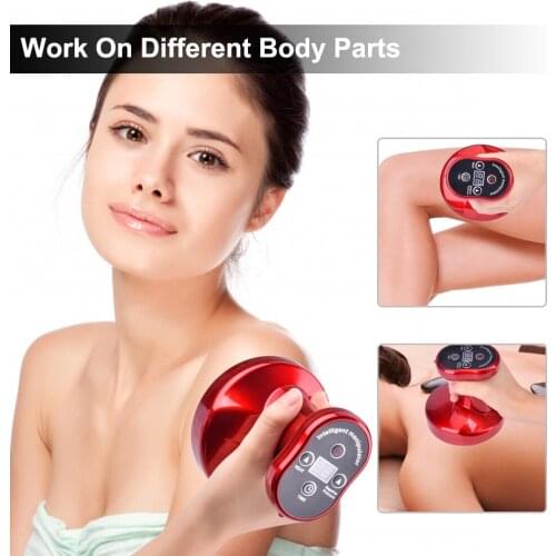 Electric Cupping Massager Vacuum Suction Cups EMS Ventosas Anti Cellulite Magnet Therapy Guasha Scraping Fat Burner Slimming