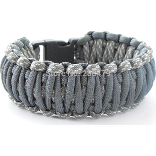 King Paracord Survival Bracelet(550 lb tested cord)-6 Wrist Sizes-12 Plus Colors-Reversable