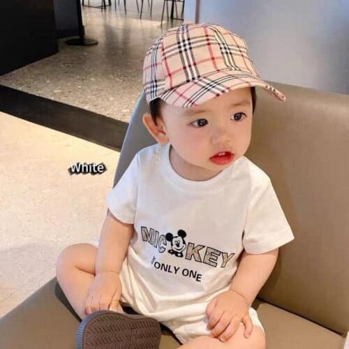 2021 Summer New Born Boy Clothes Infant Clothing Rompers For Babies Girl Boy New Born Jumpsuit Short Sleeve Rompers Wear