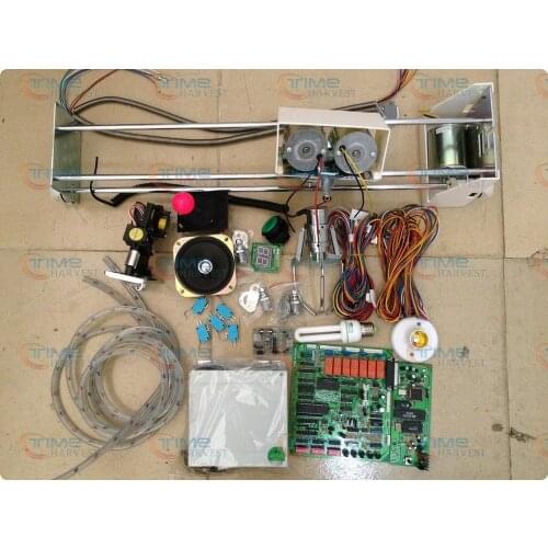 Crane machine kit with good quality crane game PCB, coin acceptor, buttons, harness. etc for crane machine just like the photo