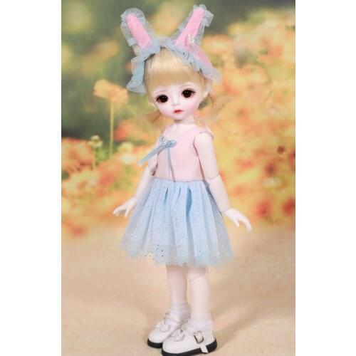 New Arrival Full Set 1/6 BJD Doll Cream Doll For With Glasss Eyes Baby Girl Birthday Christmas New Year Gift