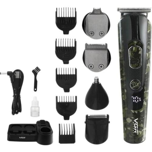 VGR V-102 Multifunctional Electric Hair Clipper 5 in 1 Electric Hair Clipper Nose Hair Trimmer Hair Cutting Machine