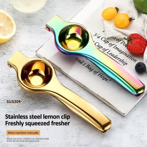 Multifunctional Stainless Steel Lemon Orange Squeezer Juicer Hand Citrus Juicer Press Squeezer Manual Vegetable Juice Tools