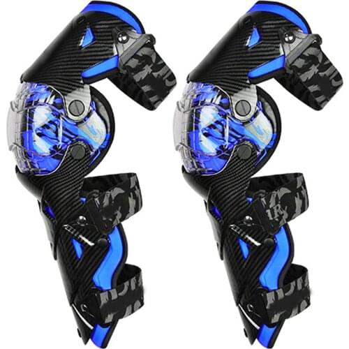Motorcycle Knee Pads Knight Riding Fall Resistance Leg Guard Equipment For Motorcycle Off-Road Protective Gear Braces Supports E