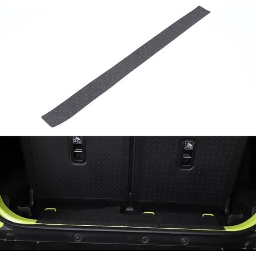 New Car Sticker For Suzuki Jimny 2019 Up Rear Trunk Door Sill Protection Anti-scratch Cover Trim Styling Accessory